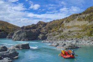 Try white water rafting by Mount Cook