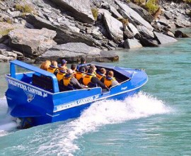 Take a Skippers Canyon jet boat ride on your NZ tour