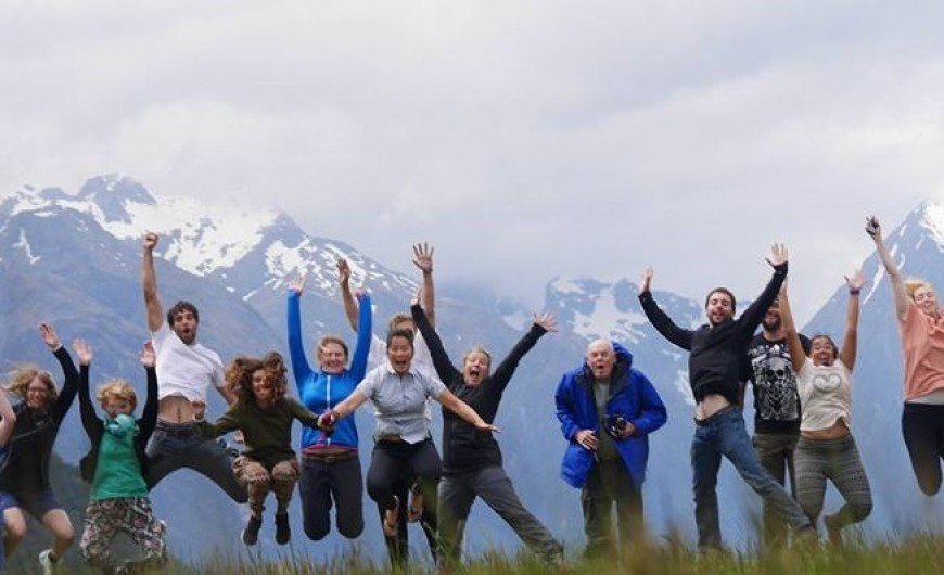 Having fun in Fiordland