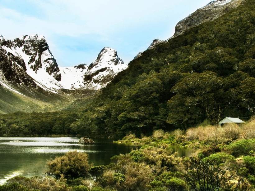 Stay in Lake MacKenzie hut on the Routeburn track