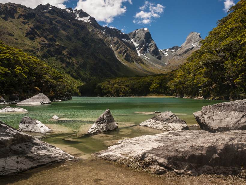 Views from Lake Mackenzie on the Routeburn Track