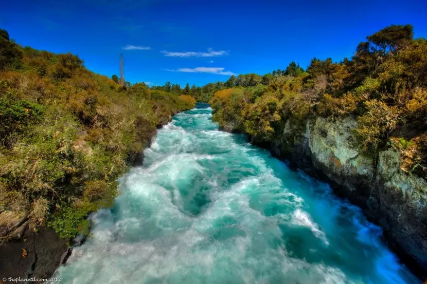 Visit Huka Falls on your North Island tour